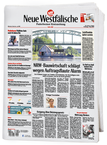 Titelblatt der Zeitschrift Paderborner Kreiszeitung - Neue Westfälische