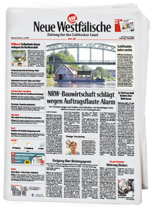 Titelblatt der Zeitschrift Zeitung für das Lübbecker Land - Neue Westfälische