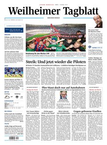 Titelblatt der Zeitschrift Weilheimer Tagblatt