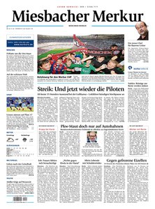 Titelblatt der Zeitschrift Miesbacher Merkur