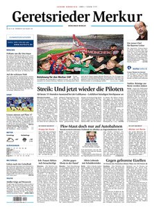 Titelblatt der Zeitschrift Geretsrieder Merkur