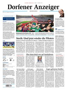 Titelblatt der Zeitschrift Dorfener Anzeiger