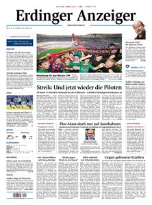 Titelblatt der Zeitschrift Erdinger Anzeiger