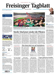 Titelblatt der Zeitschrift Freisinger Tagblatt