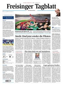 Titelblatt der Zeitschrift Freisinger Tagblatt