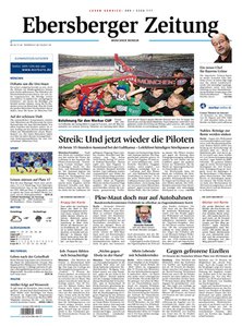Titelblatt der Zeitschrift Ebersberger Zeitung