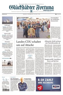 Titelblatt der Zeitschrift Glückstädter Fortuna