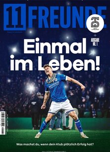 Titelblatt der Zeitschrift 11 Freunde im Prämienabo