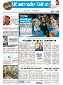 Titelblatt der Zeitschrift Münstersche Zeitung