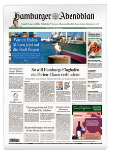 Titelblatt der Zeitschrift Hamburger Abendblatt