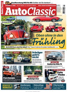 Titelblatt der Zeitschrift Auto Classic im Prämienabo