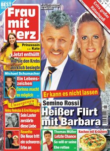 Titelblatt der Zeitschrift Frau mit Herz Leser werben