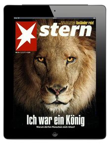 Titelblatt der Zeitschrift Stern Digital im Prämienabo