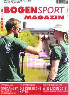 Titelblatt der Zeitschrift BogenSport Magazin im Prämienabo