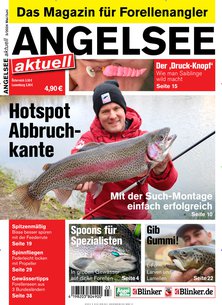 Titelblatt der Zeitschrift ANGELSEE aktuell im Prämienabo