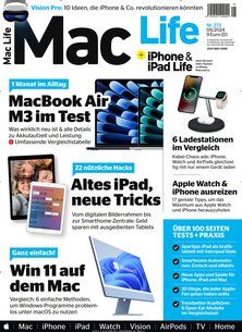Titelblatt der Zeitschrift Mac Life im Geschenkabo