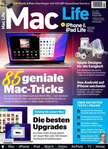 Titelblatt der Zeitschrift Mac Life im Geschenkabo