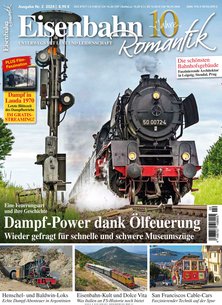 Titelblatt der Zeitschrift Eisenbahn-Romantik im Prämienabo