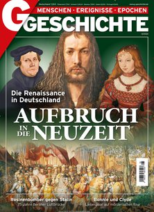 Titelblatt der Zeitschrift G/GESCHICHTE im Geschenkabo