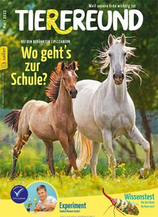 Titelblatt der Zeitschrift Tierfreund im Prämienabo