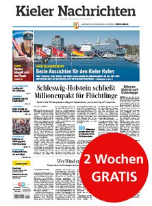Titelblatt der Zeitschrift Kieler Nachrichten