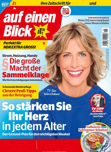 Titelblatt der Zeitschrift auf einen Blick im Geschenkabo