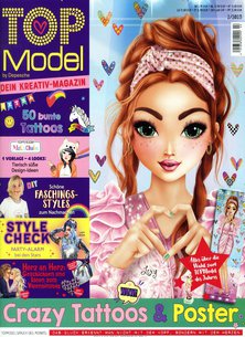 Titelblatt der Zeitschrift Top Model Creative Magazine im Prämienabo