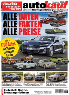 Titelblatt der Zeitschrift autokauf im Prämienabo