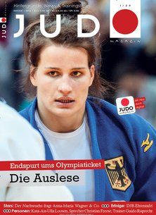 Titelblatt der Zeitschrift Judo Magazin im Prämienabo