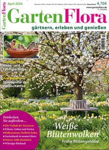 Titelblatt der Zeitschrift GartenFlora Leser werben