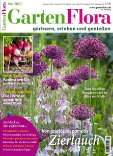 Titelblatt der Zeitschrift GartenFlora im Prämienabo