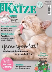 Titelblatt der Zeitschrift Geliebte KATZE im Geschenkabo