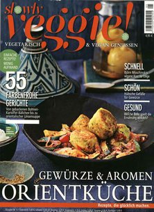 Titelblatt der Zeitschrift slowly veggie im Prämienabo