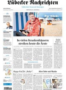 Titelblatt der Zeitschrift Lübecker Nachrichten