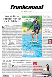 Titelblatt der Zeitschrift Frankenpost