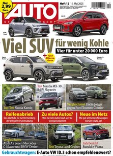 Titelblatt der Zeitschrift AUTO Straßenverkehr im Prämienabo