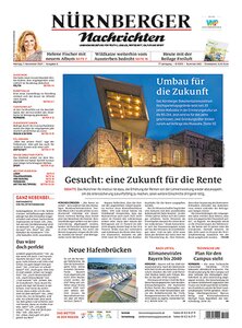 Titelblatt der Zeitschrift Nürnberger Nachrichten
