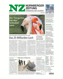 Titelblatt der Zeitschrift Nürnberger Zeitung