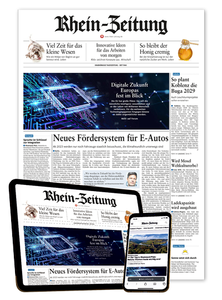 Titelblatt der Zeitschrift Rhein-Zeitung