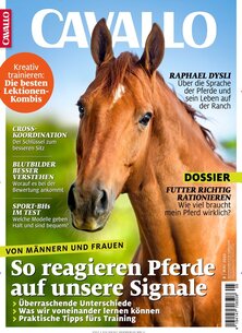 Titelblatt der Zeitschrift CAVALLO Leser werben