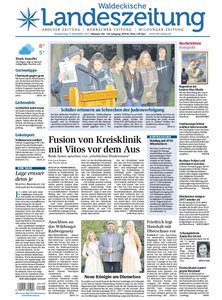 Titelblatt der Zeitschrift Waldeckische Landeszeitung