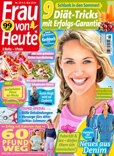 Titelblatt der Zeitschrift Frau von Heute im Prämienabo