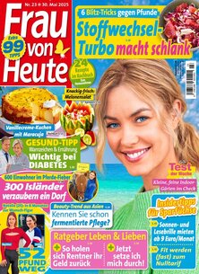 Titelblatt der Zeitschrift Frau von Heute im Geschenkabo