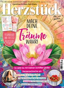 Titelblatt der Zeitschrift Herzstück im Geschenkabo