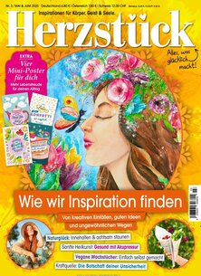 Titelblatt der Zeitschrift Herzstück im Geschenkabo