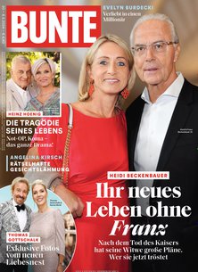 Titelblatt der Zeitschrift BUNTE ePaper im Geschenkabo