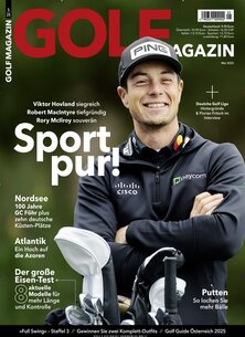 Titelblatt der Zeitschrift GOLF MAGAZIN im Prämienabo