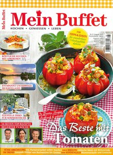 Titelblatt der Zeitschrift Mein Buffet im Geschenkabo