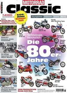 Titelblatt der Zeitschrift Motorrad Classic im Geschenkabo