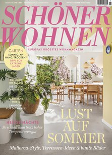 Titelblatt der Zeitschrift SCHÖNER WOHNEN Kombi Print + Digital Leser werben